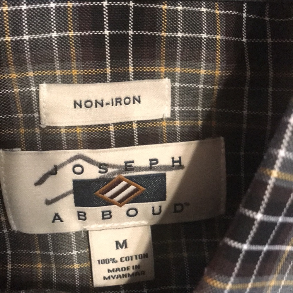 ❤️233)NWT Mens long sleeve casual shirt by Joseph Abboud. Size medium - Picture 4 of 9